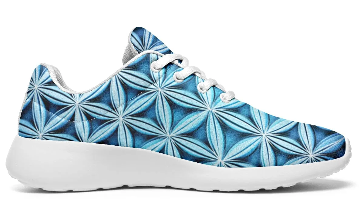 Flower Life Igloo Blue Classic Sneakers