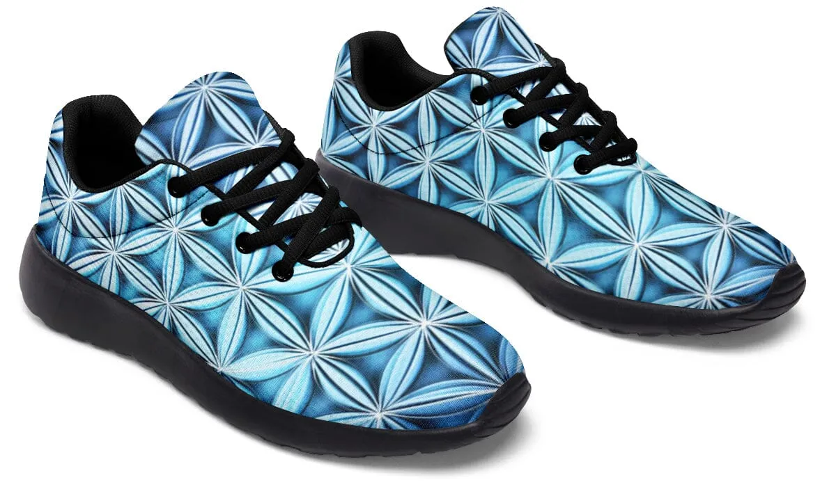 Flower Life Igloo Blue Classic Sneakers