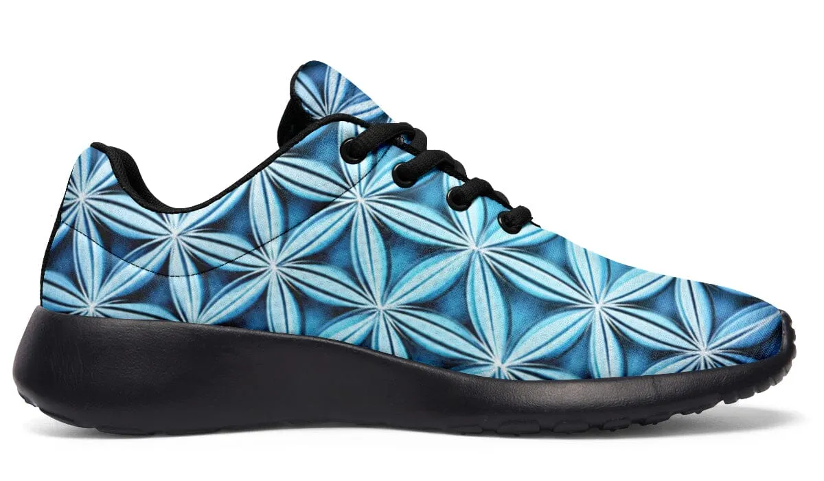 Flower Life Igloo Blue Classic Sneakers