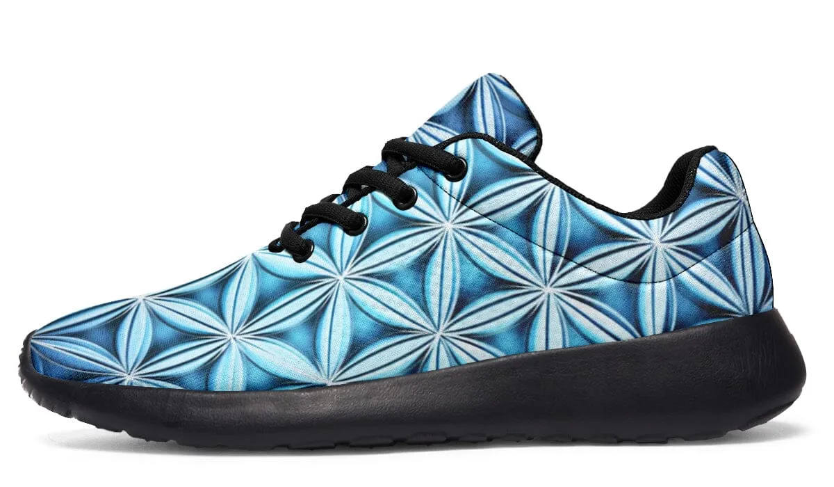 Flower Life Igloo Blue Classic Sneakers