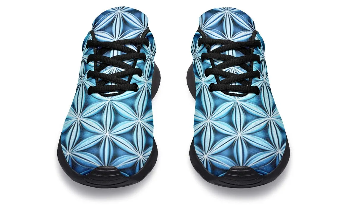 Flower Life Igloo Blue Classic Sneakers