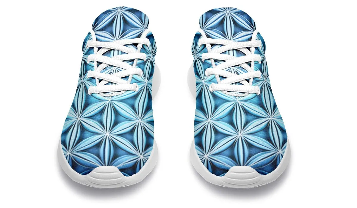 Flower Life Igloo Blue Classic Sneakers