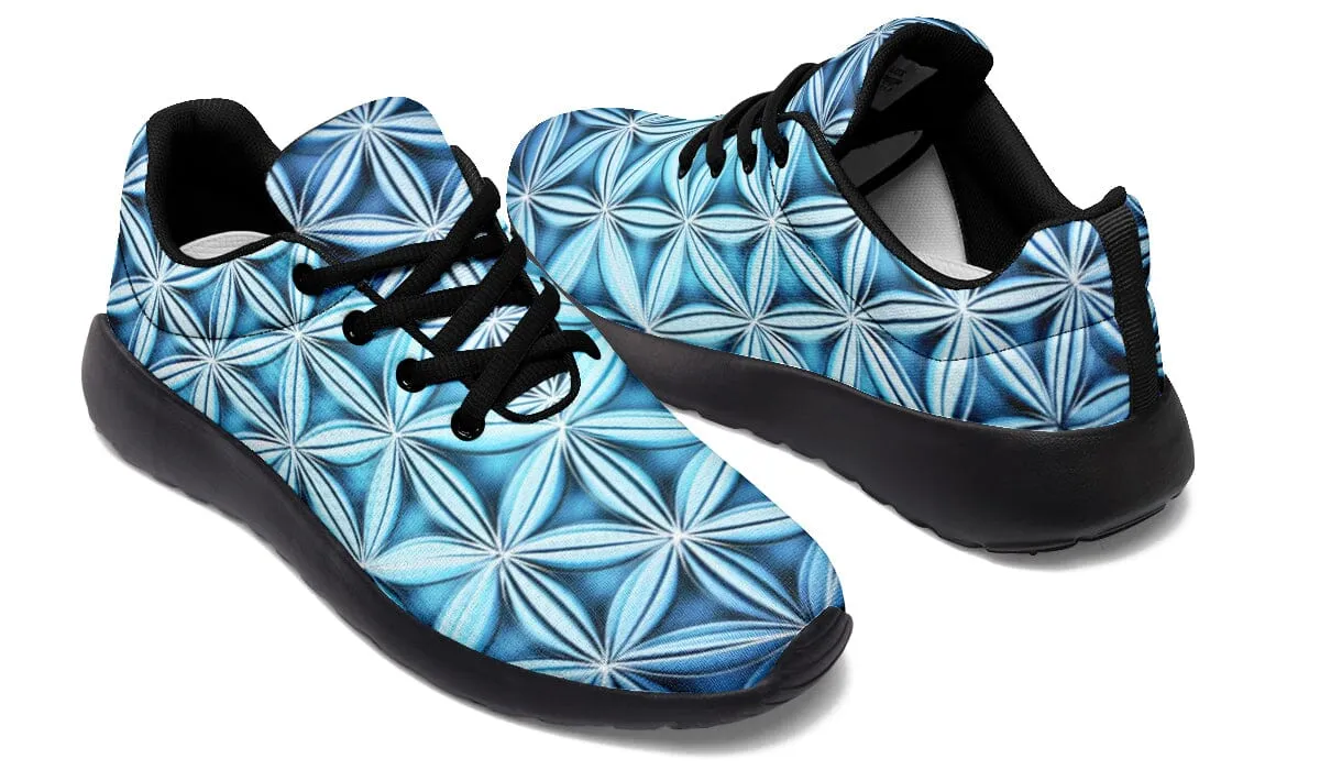 Flower Life Igloo Blue Classic Sneakers