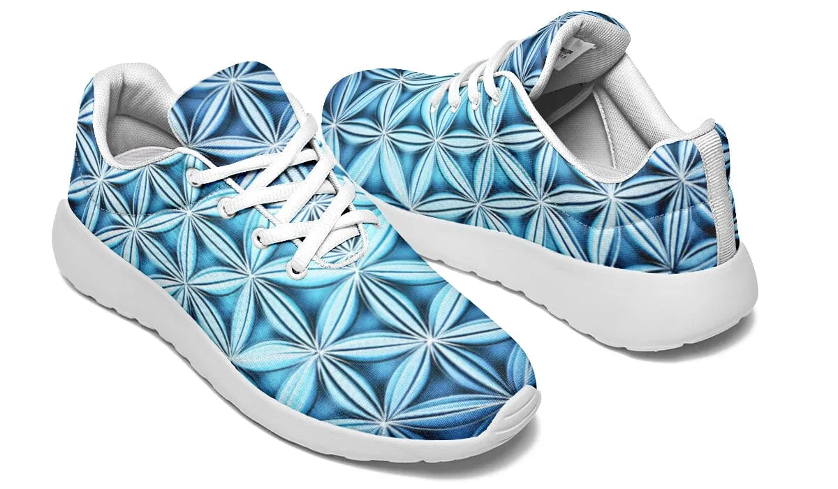 Flower Life Igloo Blue Classic Sneakers