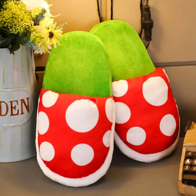 Flower Plush Shoes