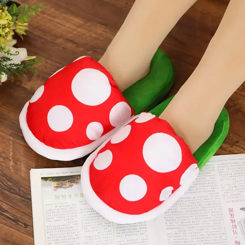 Flower Plush Shoes