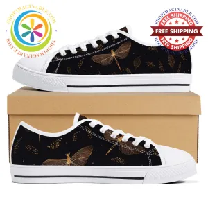 Fly Fly Dragonfly Ladies Low Top Canvas Shoes