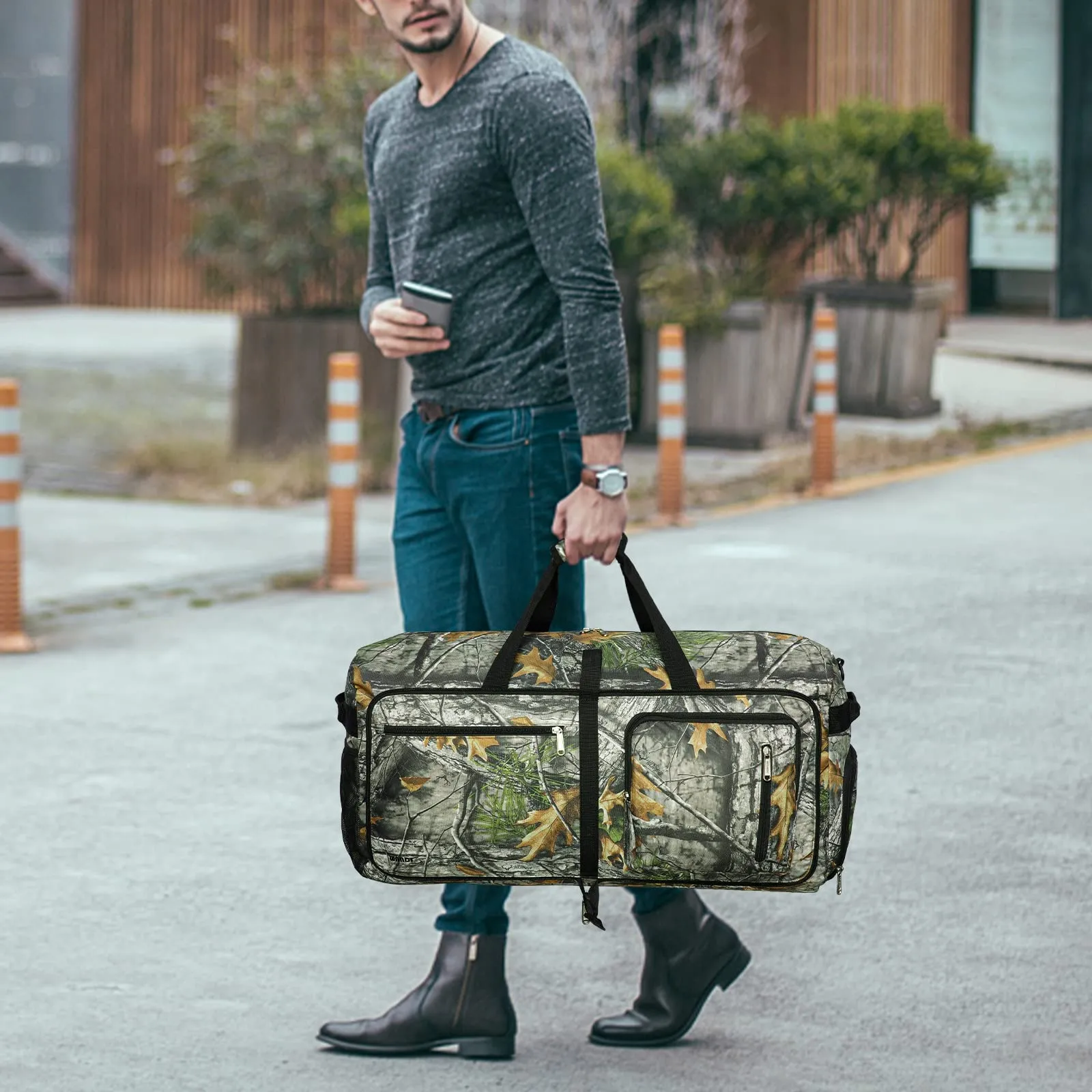 Foldable Overnight Weekender Travel Duffle bag