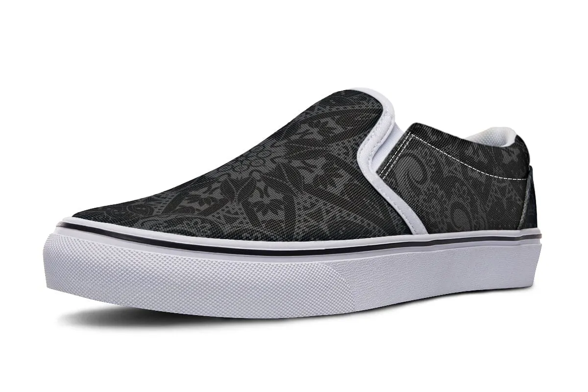 Ghost Mandala Slip on Shoes