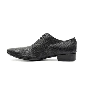 Gianni Barbato Oxford Formal Lace Ups Leather Black Colour For Men