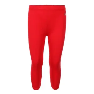 GIRLS RED BASIC SHORT LEGGINGS