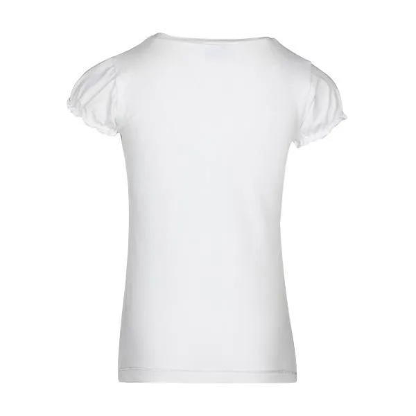 GIRLS SHORT SLEEVE GRAPHIC T-SHIRT - WHITE