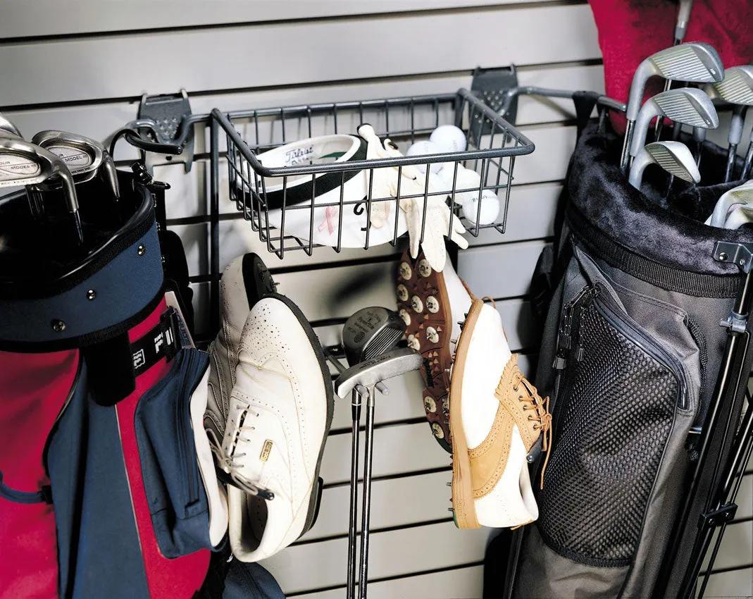 Golf Storage Rack and Basket