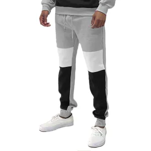 Grey Color Block Sweats