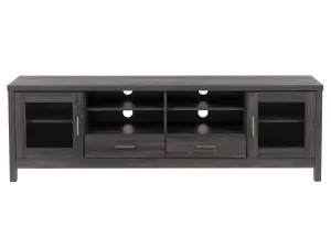 Grey Wood TV Stand, TVs up to 80"