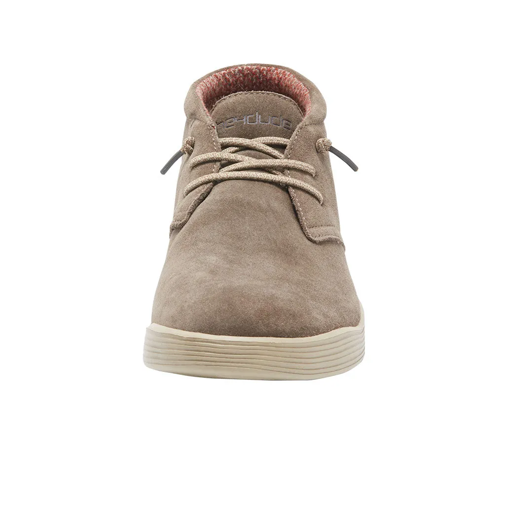 HEY DUDE MEN'S JO SUEDE FOSSIL - 112374962