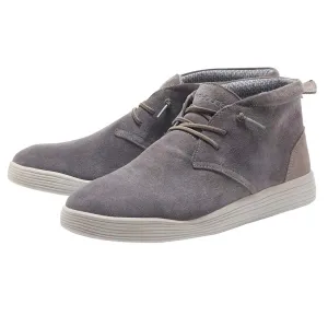 HEY DUDE MEN'S JO SUEDE SHADOW GRAY - 112373245