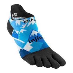 Injinji Run Lightweight No-Show Sock Womens - Artist Designed Series