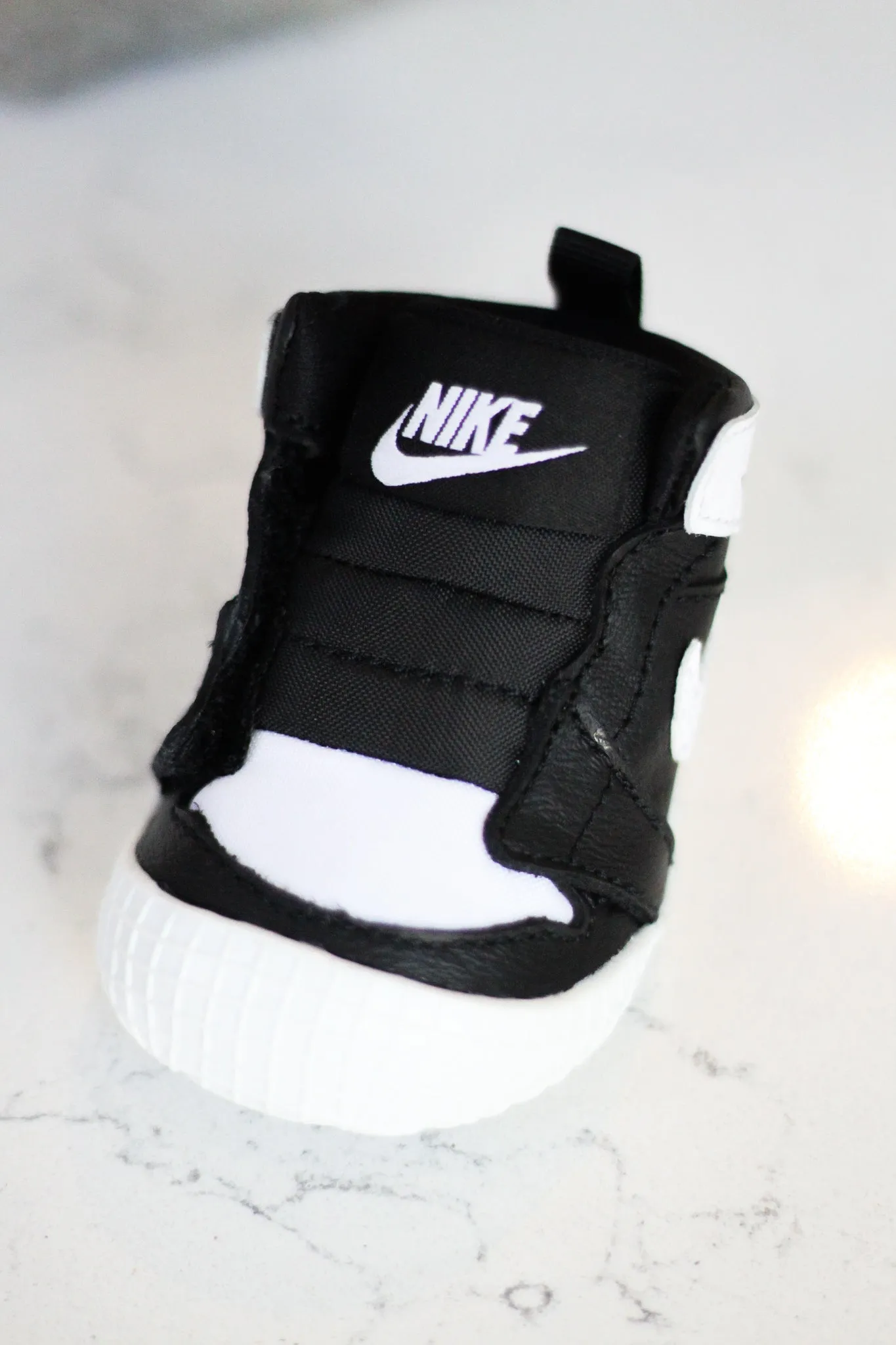 JORDAN 1 BOOTIE (CB) "BLACK/WHITE"