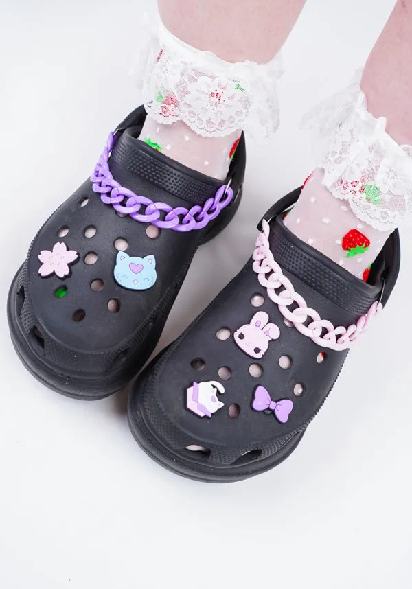 Kawaii [Purple] | SHOE CHAIN SET