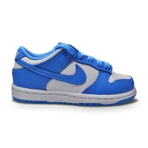 Kids Nike Dunk Low (PS) - CW1588 103 - White University Blue White