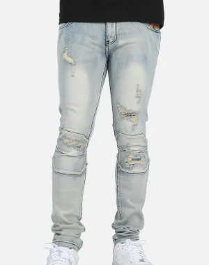 Kilogram RIP AND REPAIR MOTO KNEE JEANS