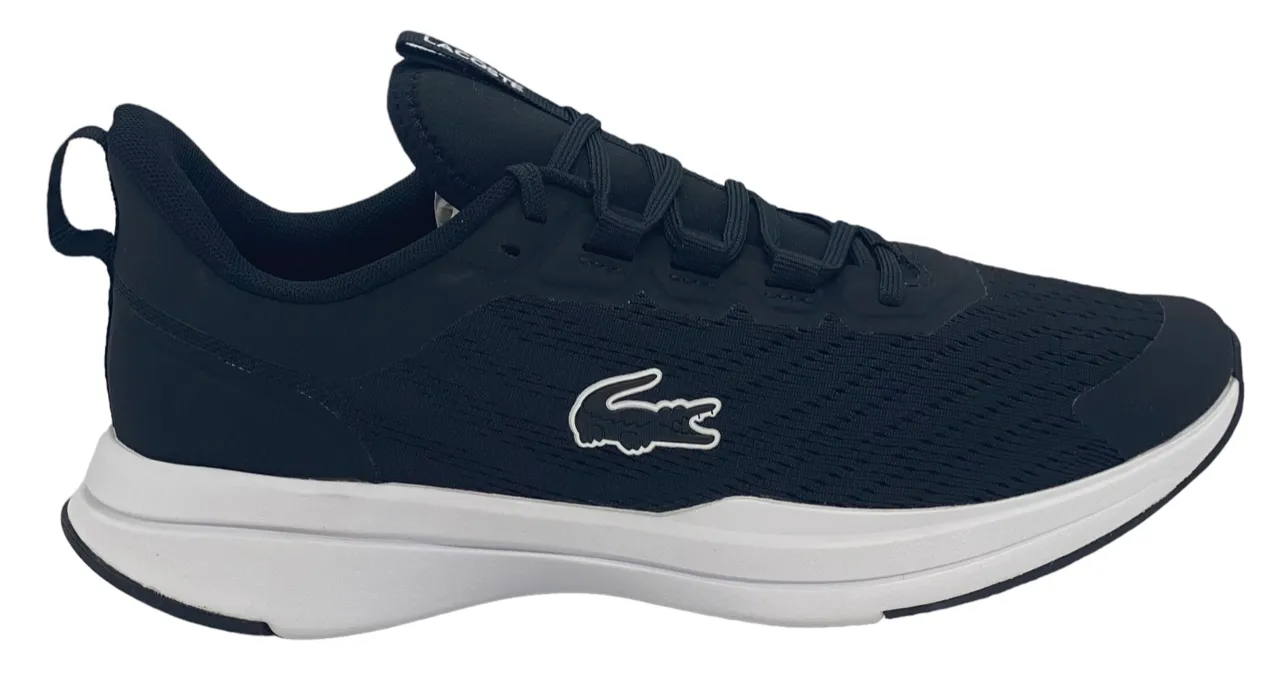 Lacoste Mens Run Spin Shoes - Black / White - 7-41SMA0091312