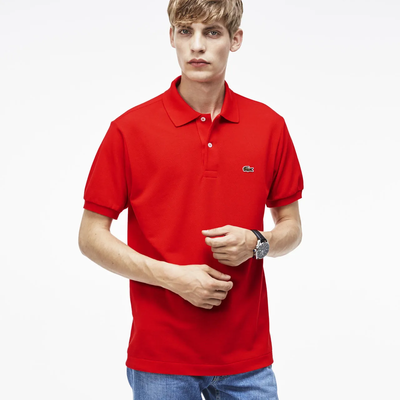 Lacoste Men's Short Sleeve Pique L.12.12 Original Fit Polo Shirt