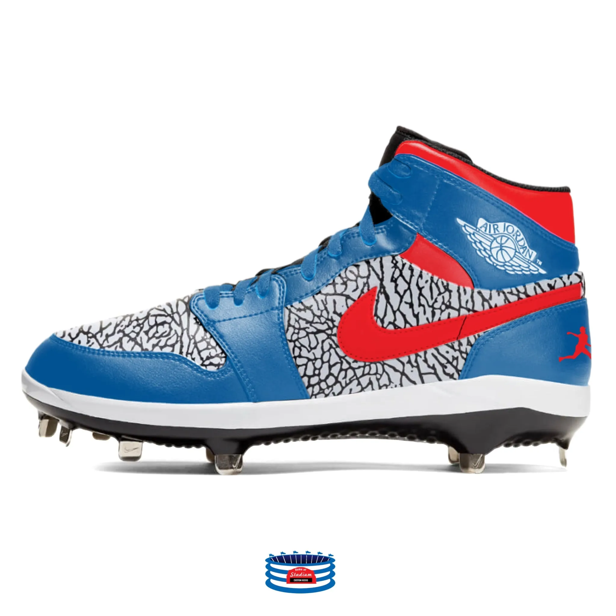 “LA" Jordan 1 Retro Cleats