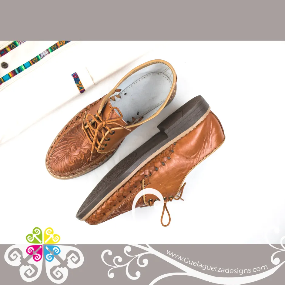 Light Brown Warrior- Leather Men Shoes