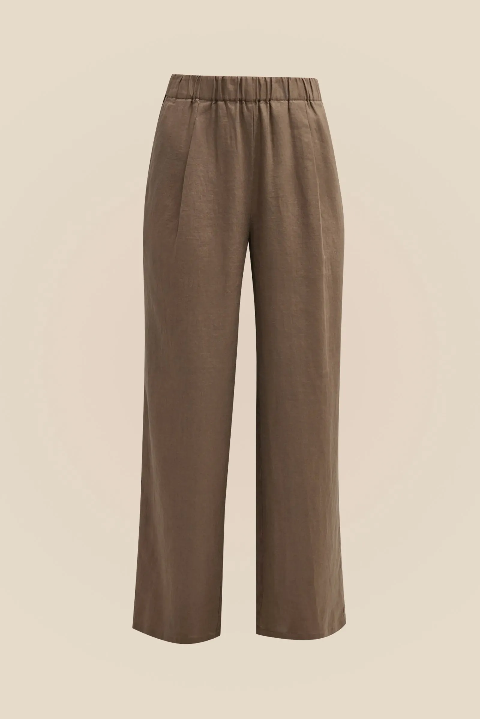 Linen Straight Trousers