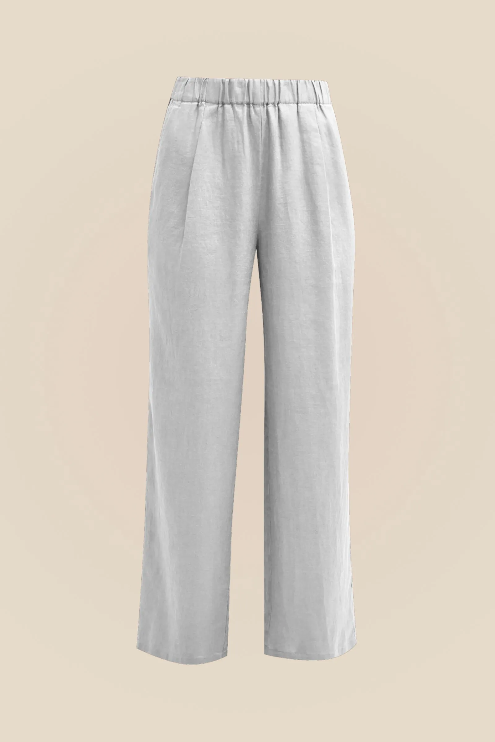 Linen Straight Trousers