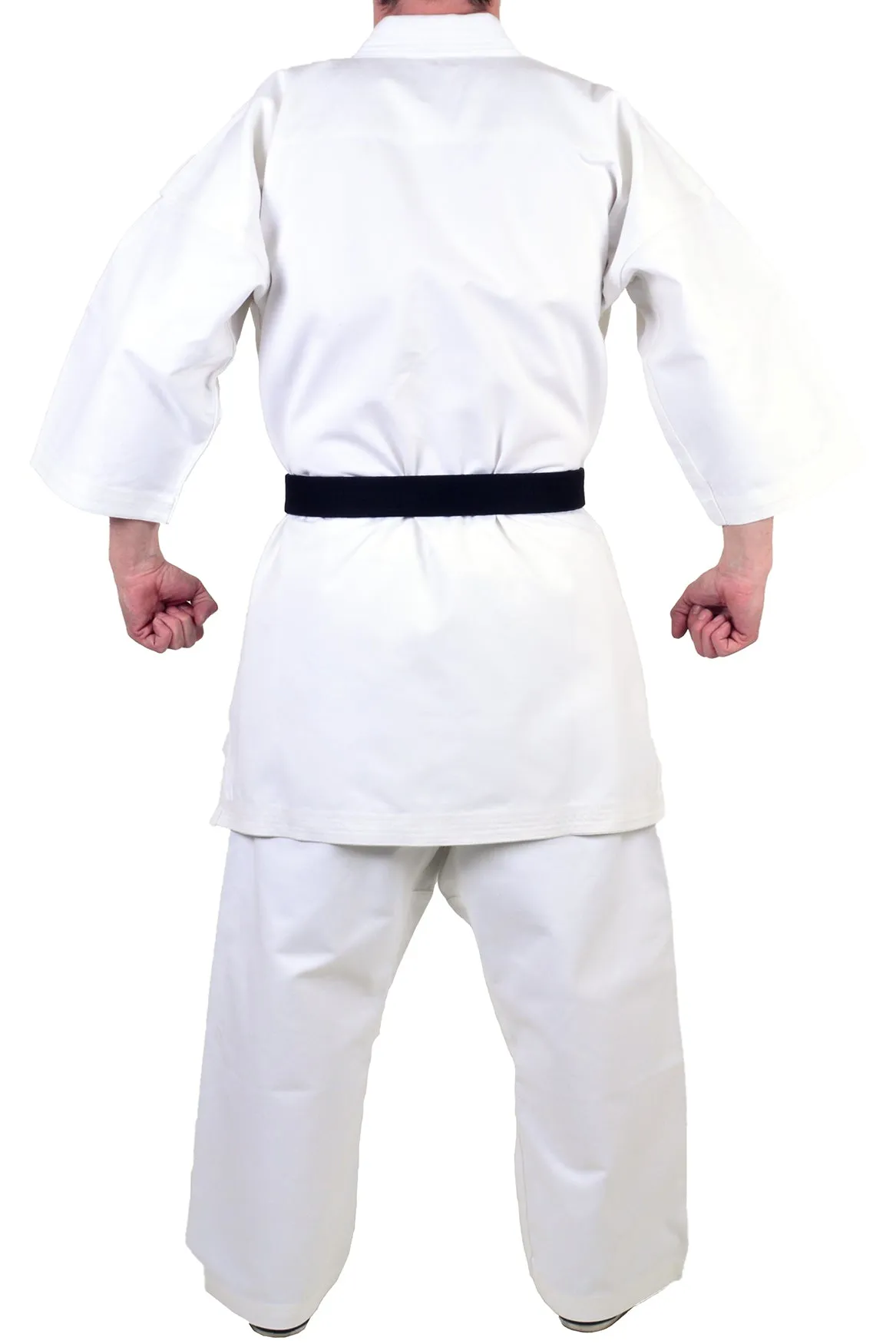 MAR-014B | White Karate Competition Uniform - Japanese Style (14oz Canvas Fabric)