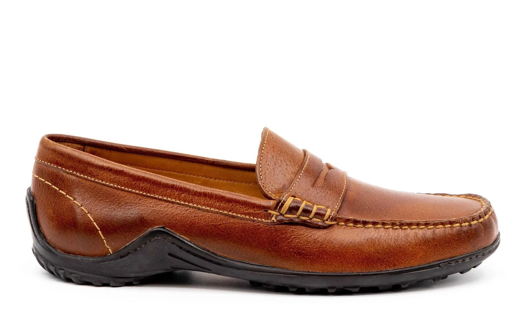 Martin Dingman Bill Water Buffalo Leather Penny Loafer