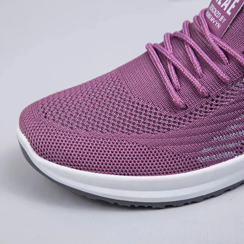 Men's And Women's Flying Woven Walking Shoes Old Beijing Cloth Shoes Leisure Sports Lightweight Breathable Soft Bottom Lazybones' Shoes