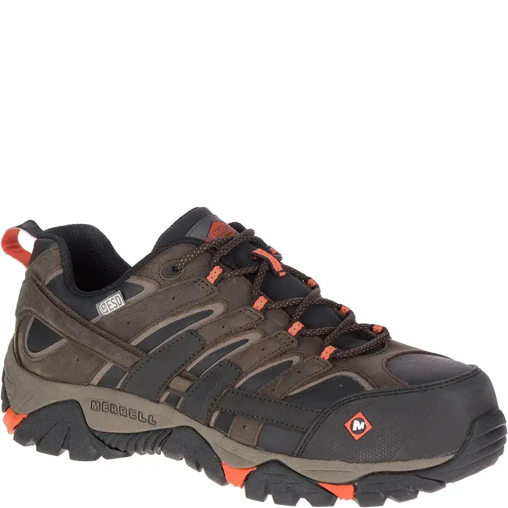 Moab 2 Vapor Men's Composite-Toe Work Shoes Espresso