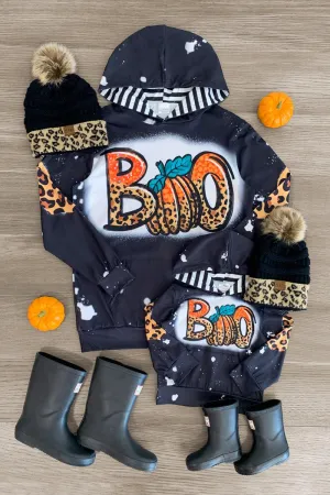 Mom & Me - "Boo" Pumpkin Hoodie