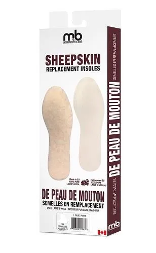 Moneysworth & Best Sheepskin Insoles - Women's 8