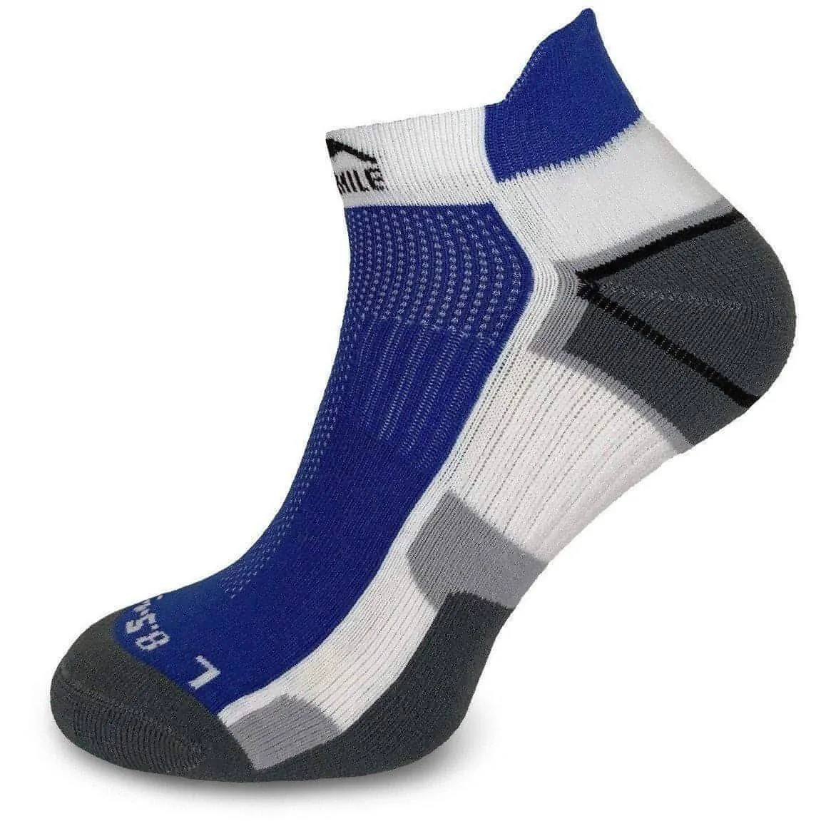 More Mile Miami Running Socks - Blue