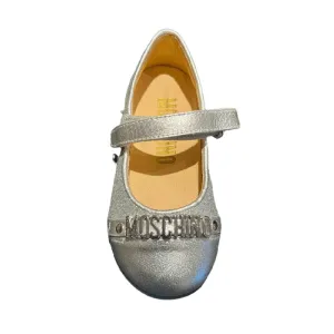 Moschino Baby Girls Silver Shoes