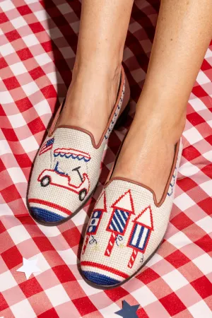 Needlepoint Loafer in American Summer