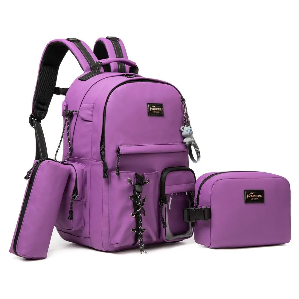 (NET) Backpack With Lunch Box Set Backpacks For Teens