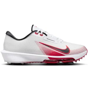 Nike Air Zoom Infinity Tour 2 Spiked Waterproof Shoes - White/Black-University Red-Pure Platinum