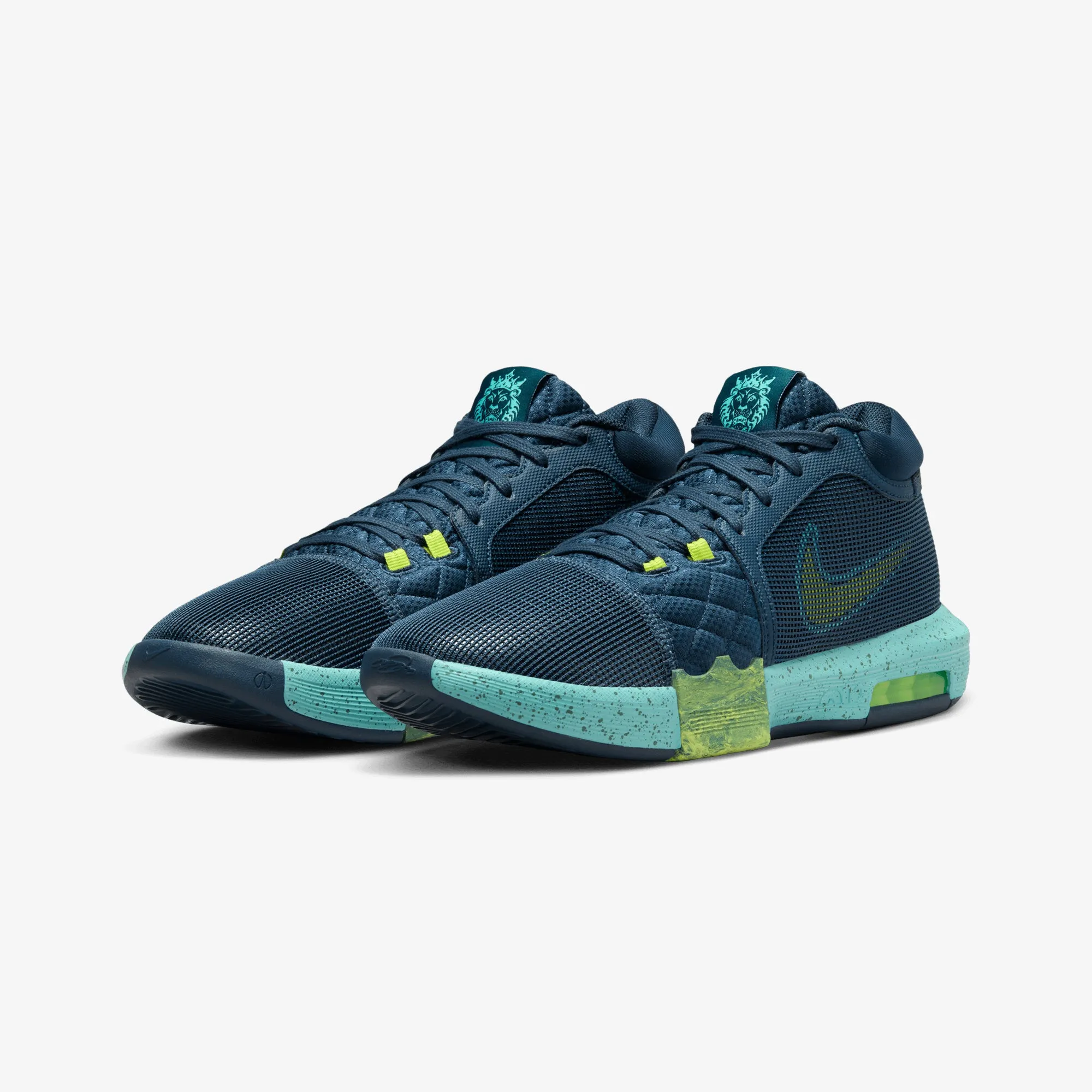 Nike | LEBRON WITNESS 8 EP  { ARMORY NAVY/CYBER-GREEN FROST-BICOASTAL