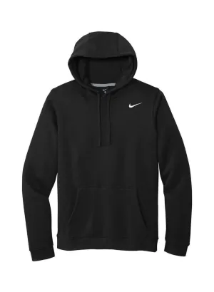 Nike Team Black Men&#x27;s Club Fleece Hoodie | Personalized 