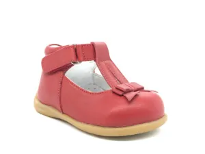 Nubebe First Step Red Leather Shoes