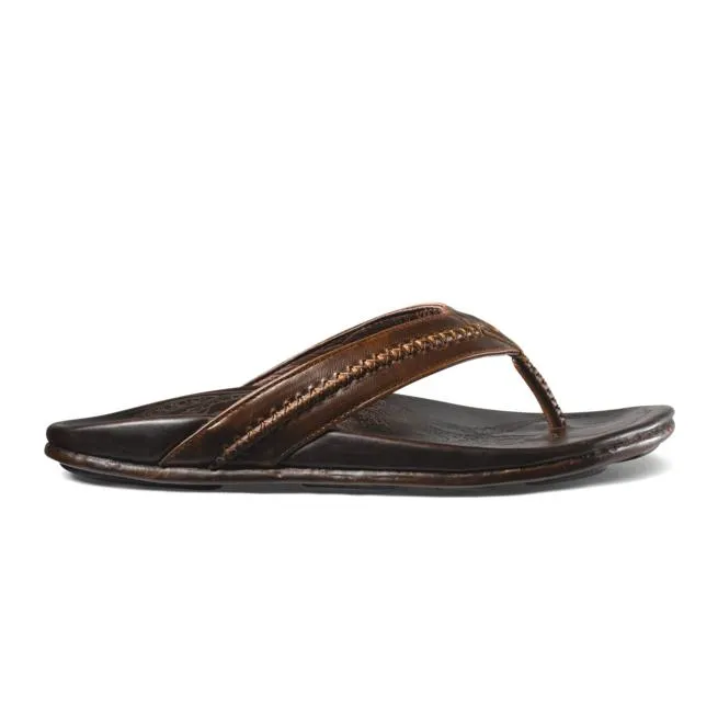 Olukai "Mea Ola" Men's Leather Sandal