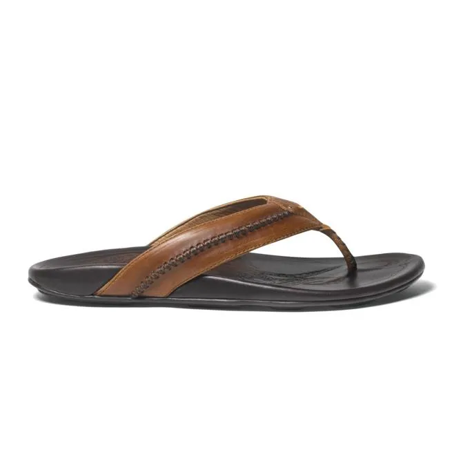 Olukai "Mea Ola" Men's Leather Sandal