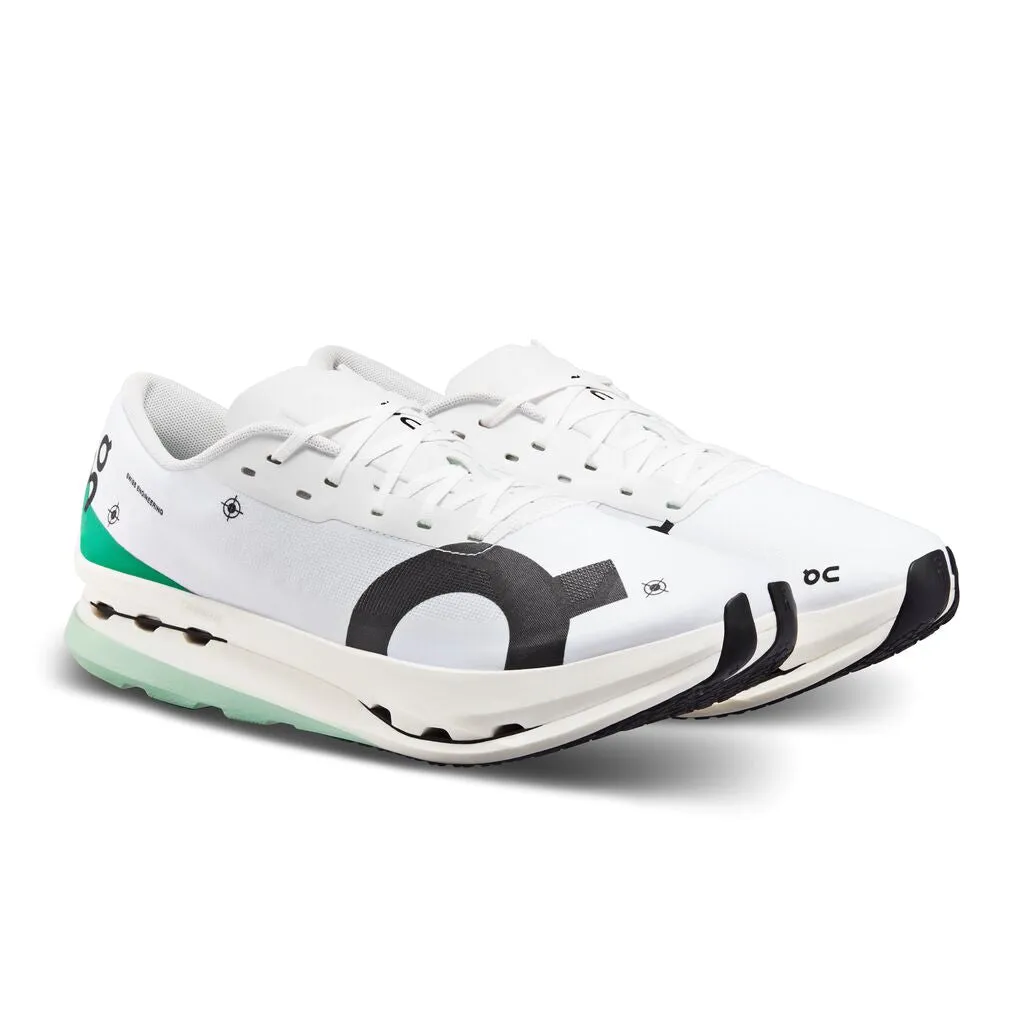 On Men's Cloudboom Echo 3 Undyed-White / Mint