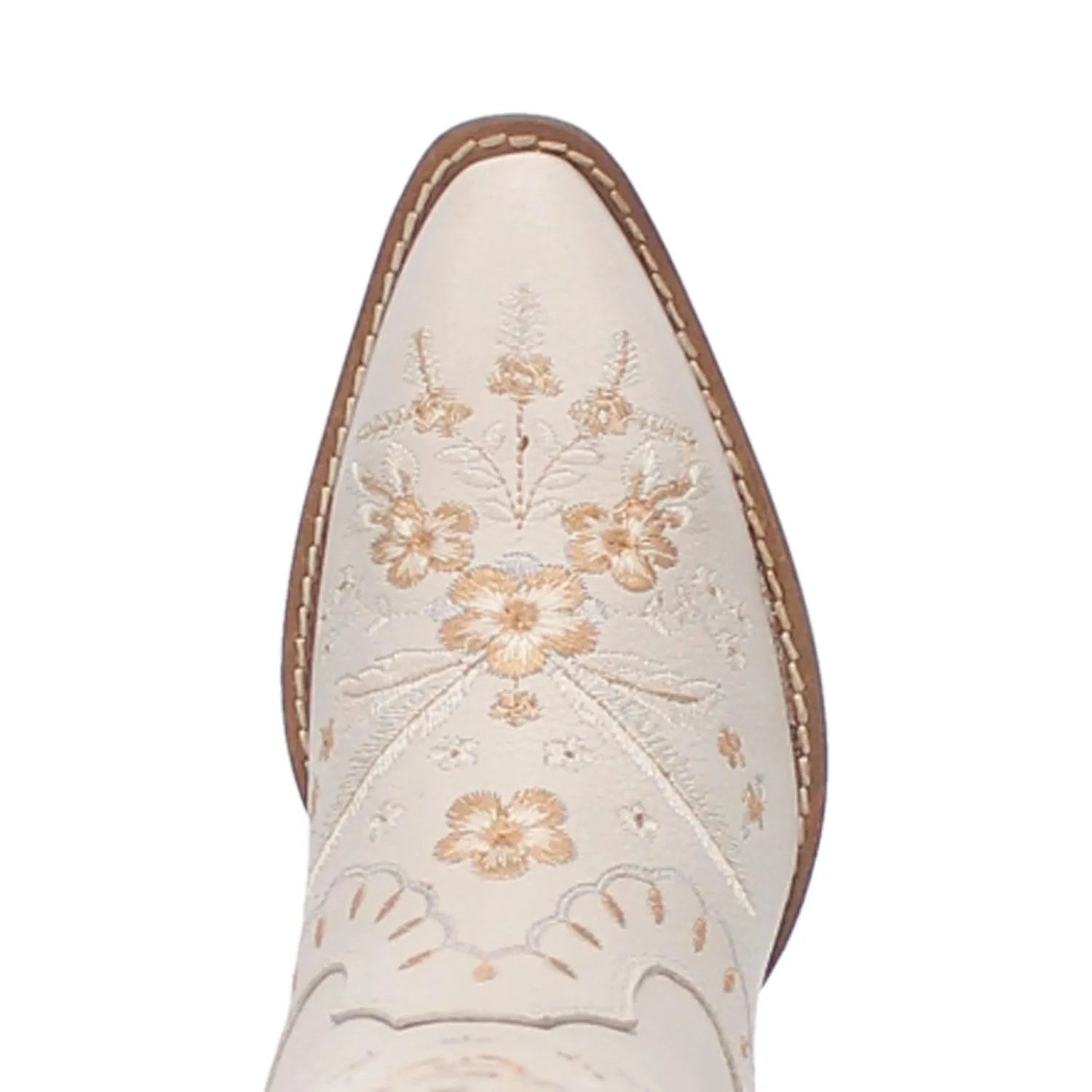 Online Exclusive | Dingo | Full Bloom Cowboy Boot in White **PREORDER